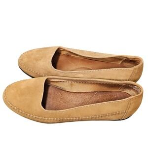 Bass Suede‎ Ballet Flats Slip-on Loafer Shoes Comfort